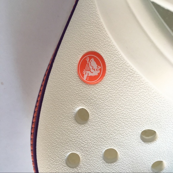 Crocs Unisex Zipper Band Clogs White Size 10 - Picture 5 of 9